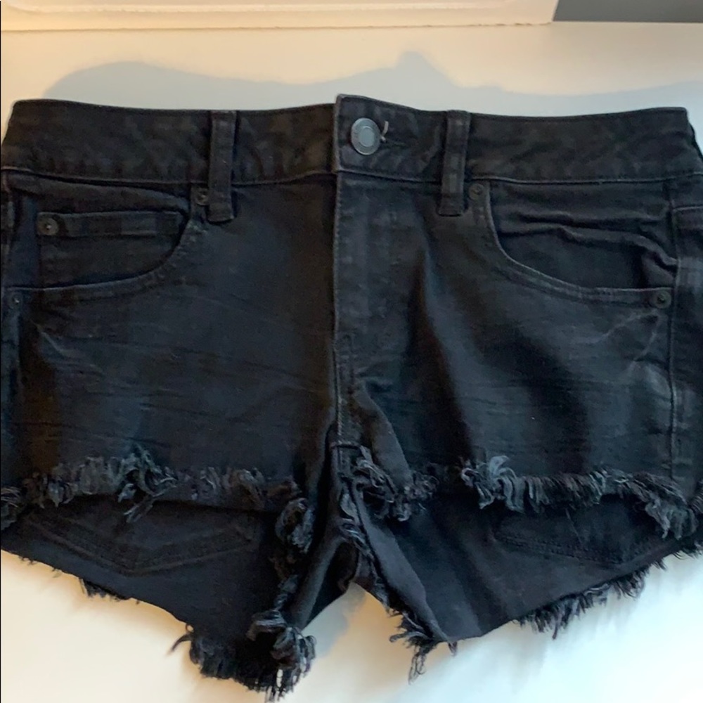 Women’s black American eagle shorts! - Picture 1 of 2